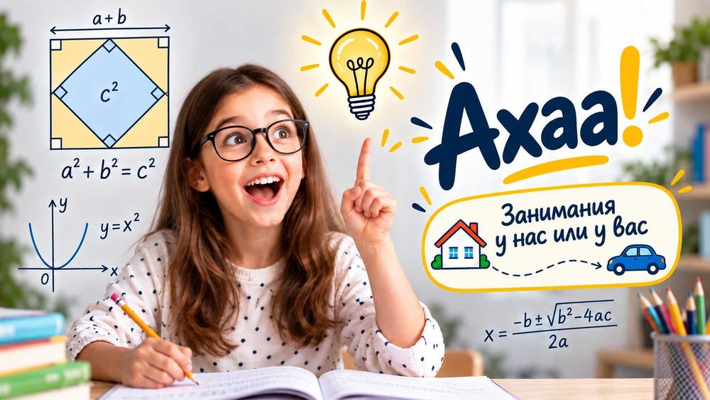 Индивидуални занимания по математика за деца и ученици до 8-ми клас. Гр. Пловдив, у нас или в дома на ученика.