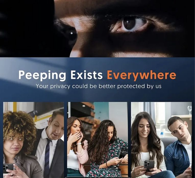 Затъмняващ стъклен протектор за Iphone