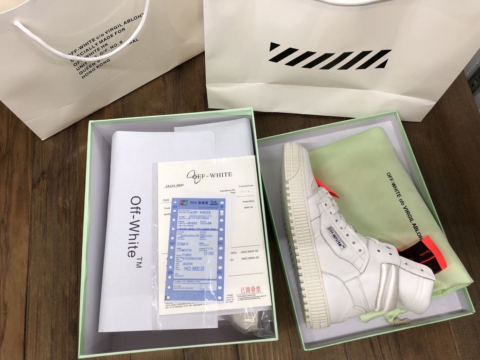Off-White Off Court 3.0/Cup Sole 3.0 White/Orange Thin Medial Logo Full Box In Cutie Originala