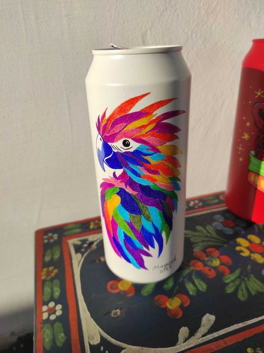 Топ Подарък -Ръчно Рисувани Бирени Кенчета