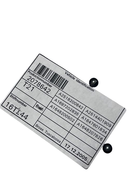 Macara Geam Dreapta Fata Mercedes-Benz M-Class Ii W164 2005 - 2012 A2518200842