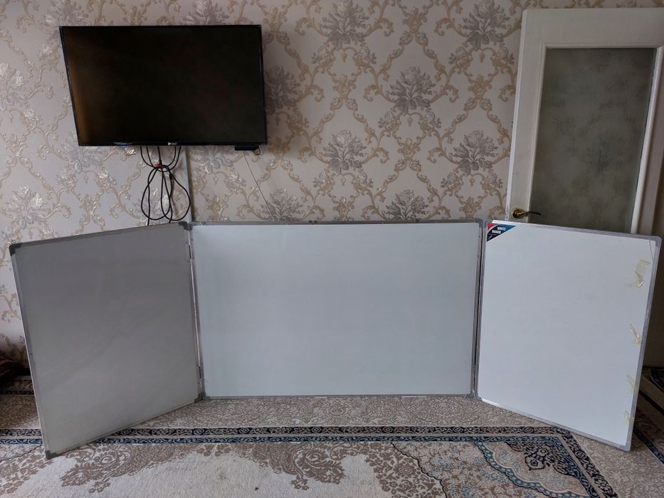 Школьная доска двух стороной  Мактаб,офисга укув марказларига