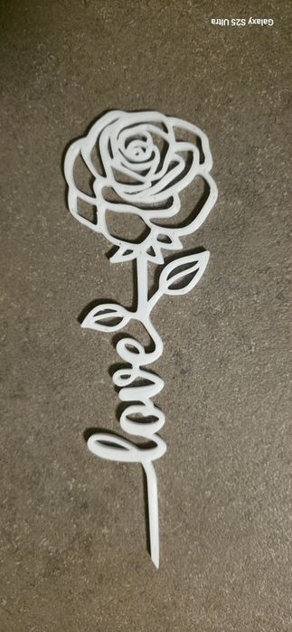 3Д принтирана роза