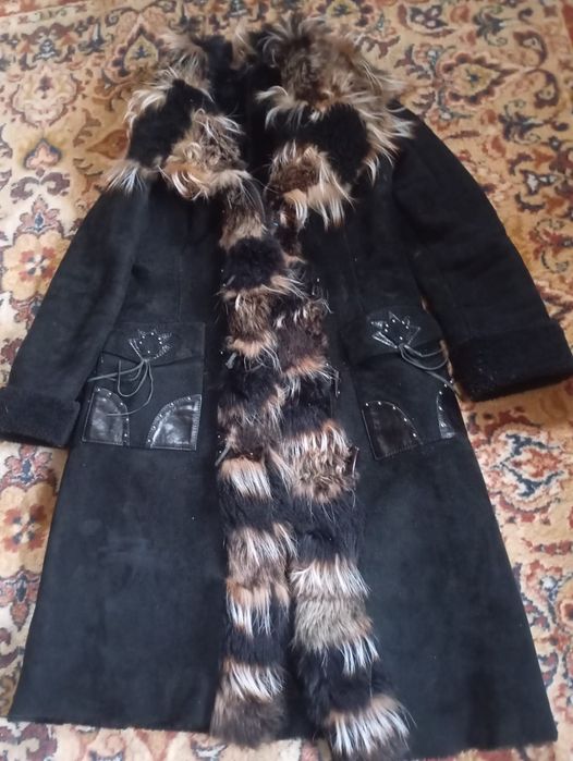 Дублёнка натуралка размер 48 50