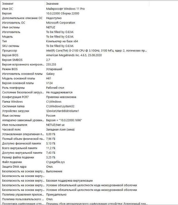 Intel Core i3-2100 / GTX 750Ti / ОЗУ 8 GB/