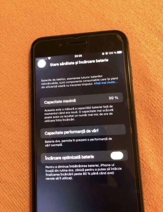 Iphone 8 plus 99%baterie stocare 256GB
