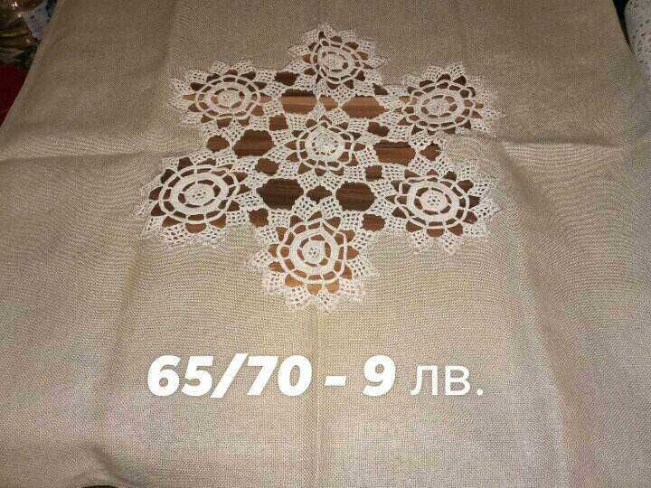 Бродирани покривки, карета и ленени кърпи