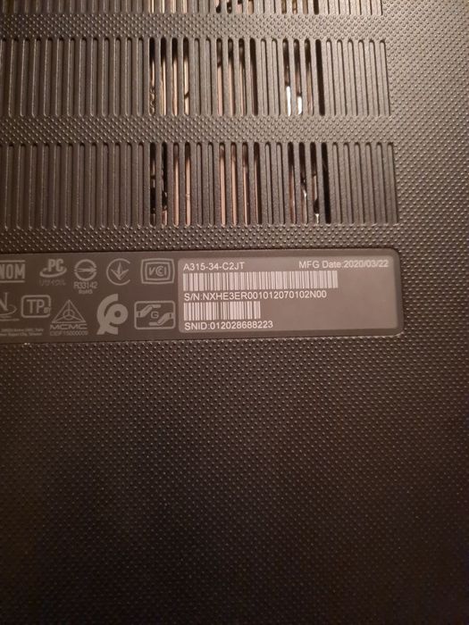 Ноудбук acer acer