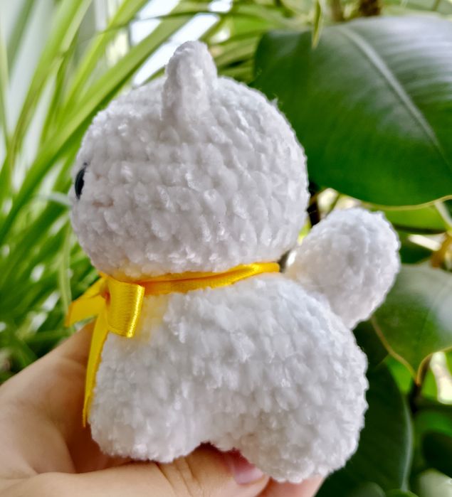 Игрушка котик ручной работы