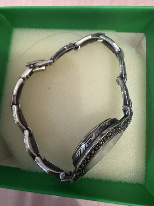 Часы -браслет серебряный