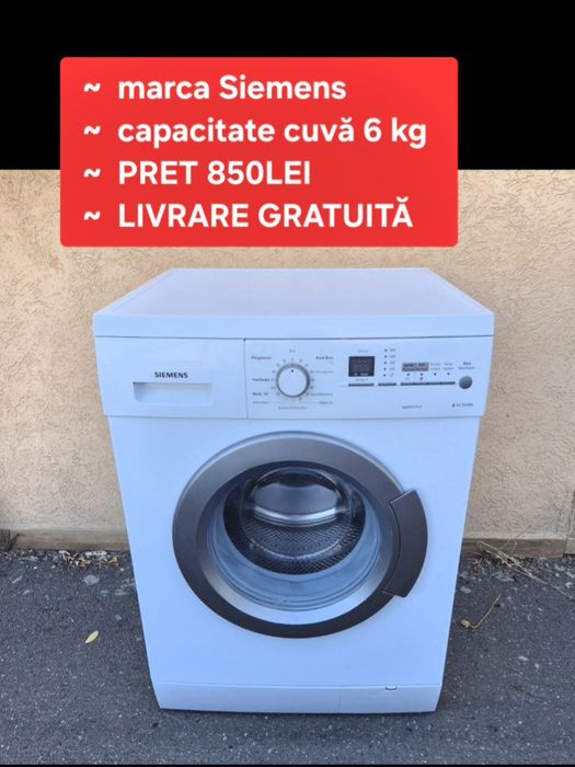Masini de spalat rufe automate import Germania.  Wa plus 62200