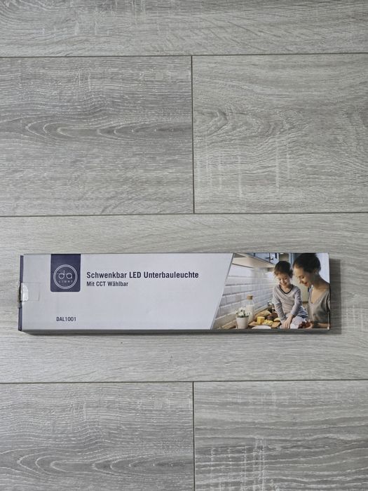 Lampă LED sub dulap bucătărie – pivotantă, 3 culori, 350 lm, 33 cm