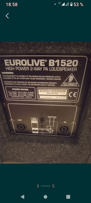 vând boxe Behringer