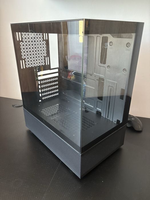 carcasa pc gaming acvariu negru