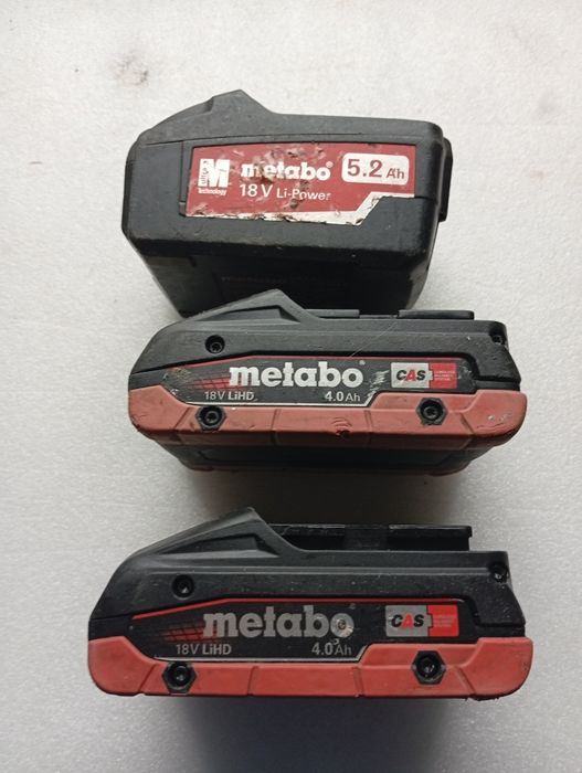 Acumulatorii metabo 18 v și 14.4v