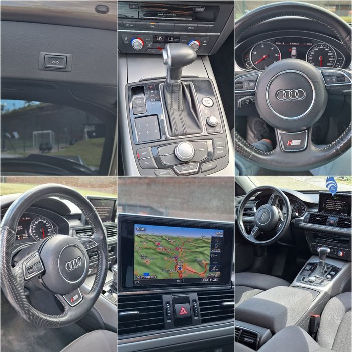 Audi A6 2.0 Tdi 177 CP S Line Navi Mare Xenon Automat Senzori față spate