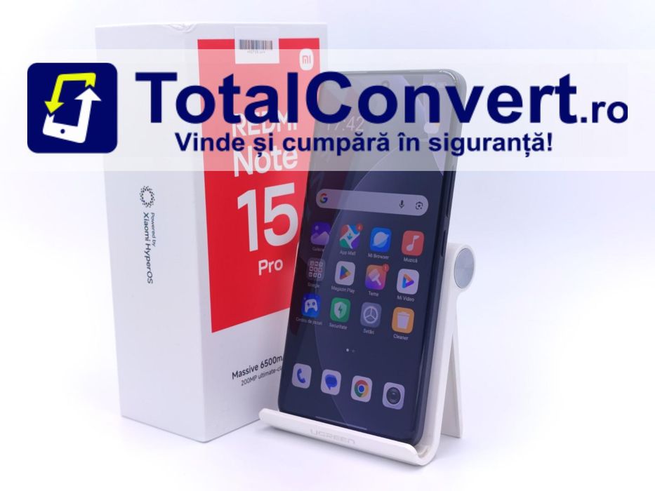Xiaomi Redmi Note 15 Pro 4G 256GB Black, Garantie 24 luni | #D92733