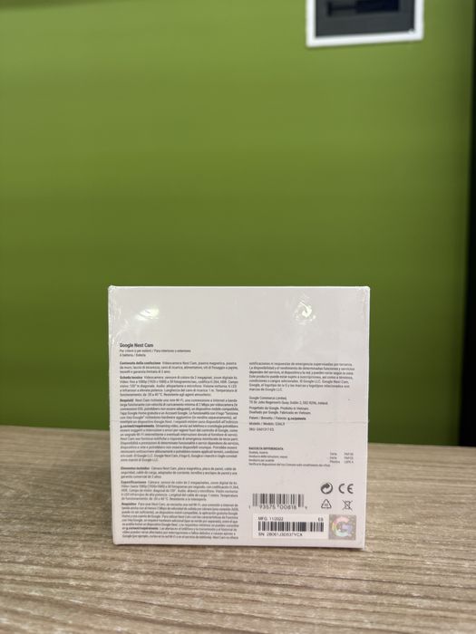 Google Nest Cam  HD 1080p white sigilata