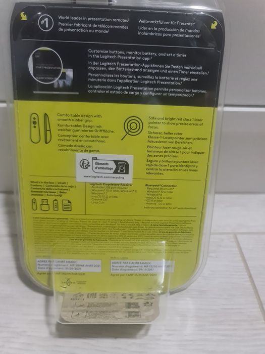 LOGITECH laser prezentator