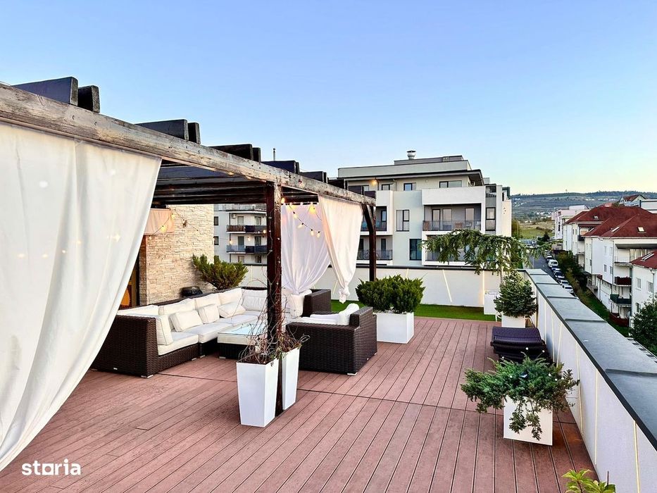 Apartament tip Penthouse,200 mp utili,Terasa,Ultramodern,Zona Buna Ziu