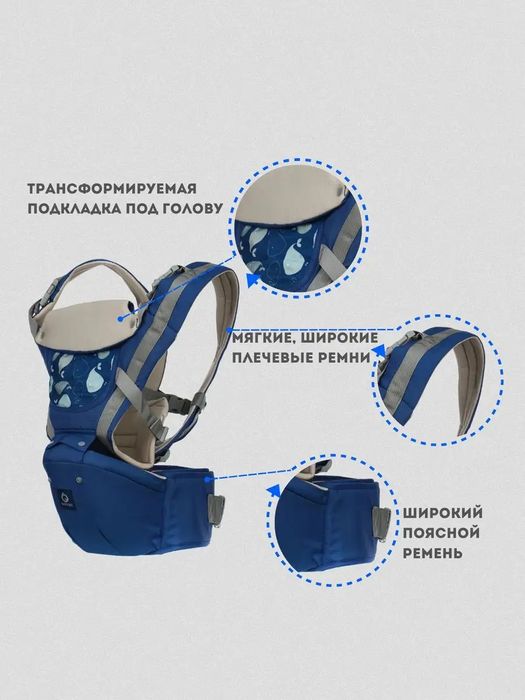 Слинг, кенгуру переноска для детей, эргорюкзак для малышей