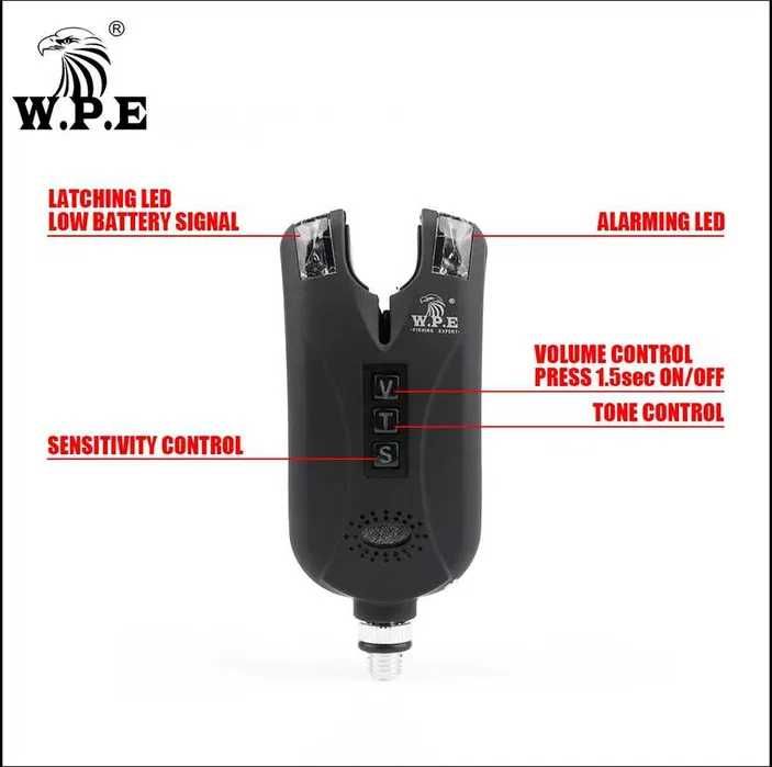 Сигнализатор поклевки W.P.E. 4 + пейджер