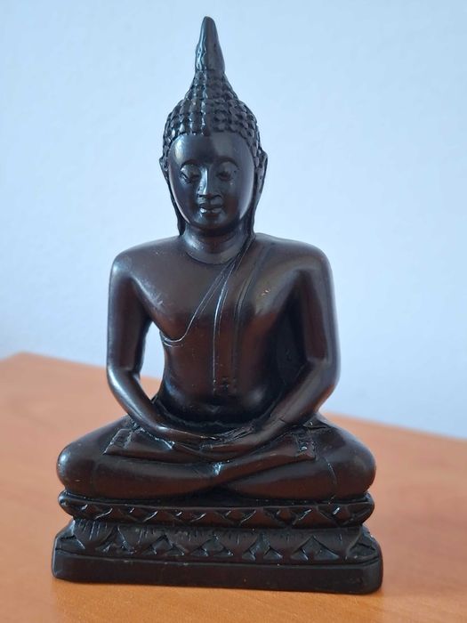 Тежка статуетка Буда – медитираща поза, луксозна декорация (20 см)
