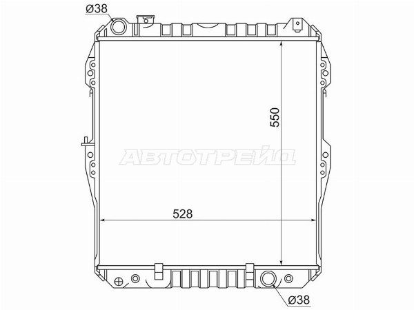 Радиатор Toyota 4runner