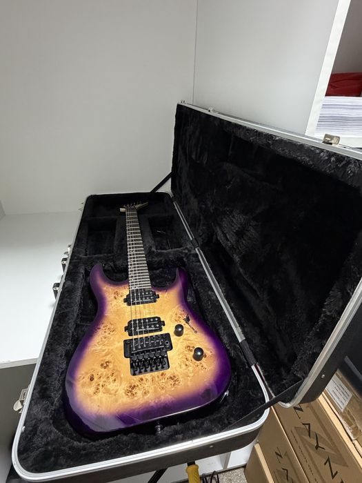 Chitara electrica Jackson Pro Series Dinky DK2P - Purple Sunset + case
