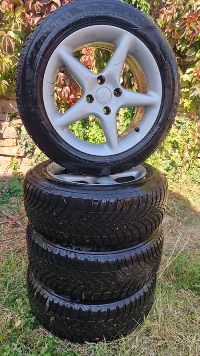 Semperit зимни 205 /55/16 с джанти 4x108 Audi