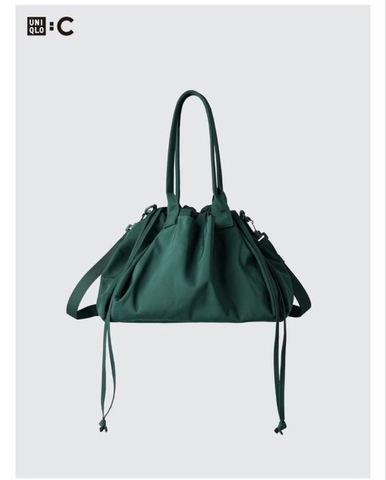 Сумка Uniqlo зеленый оригинал