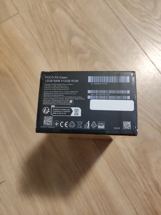 Poco F6, 12GB RAM, 512GB, 5G, Green, Sigilat