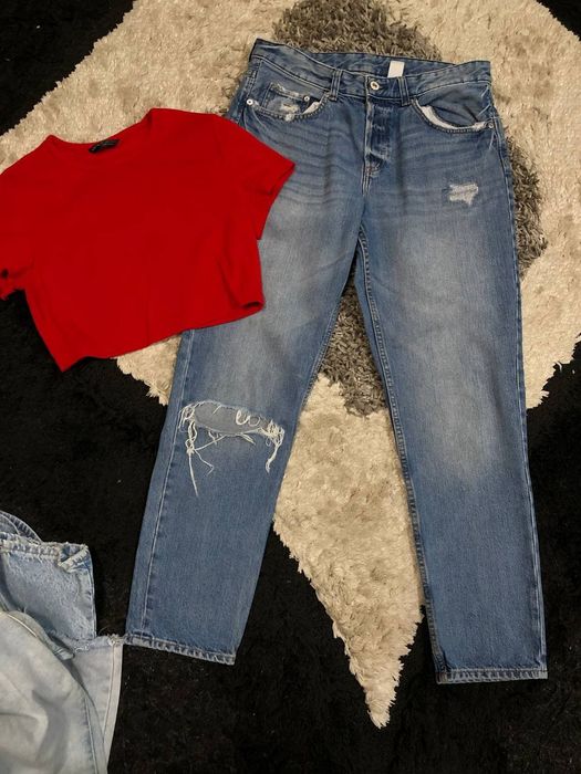 джинсы женские Denim и топ Shein