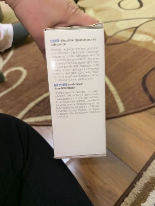 Centură stimulare abdominală Medisana