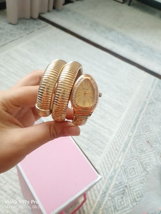 Часы змейка bvlgari