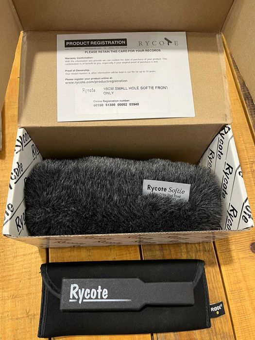 RØDE NTG3 професионален микрофон + Rycote Dead Cat - като нови