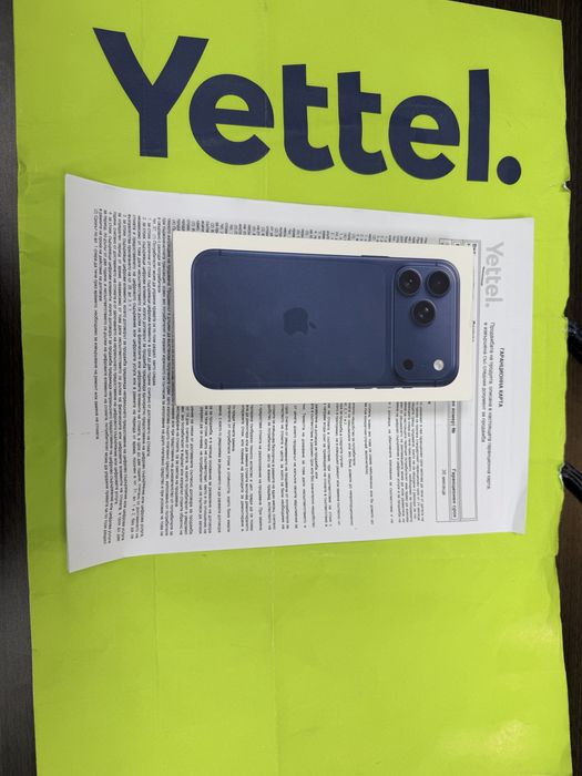 ***ЗАПЕЧАТАН 256GB iPhone 17 Pro Max 5g Yettel Гаранция 2029 Blue