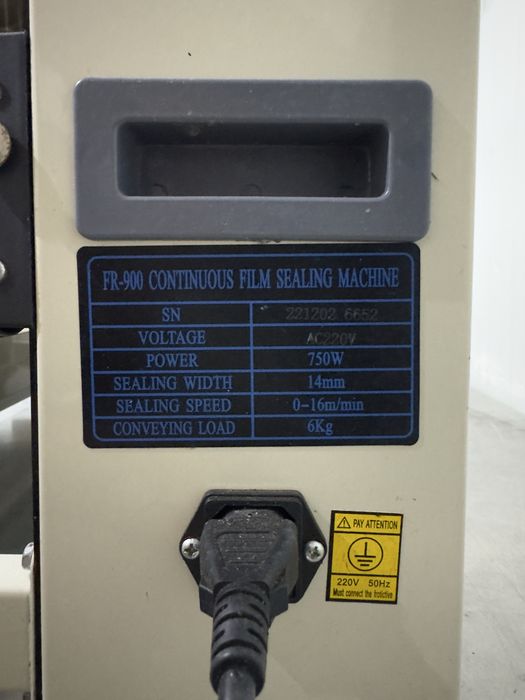 Aparat ambalat semi-automat VEVOR FR-900 – Sigilat pungi Orizontal/Vertical + Gravare/Embosare