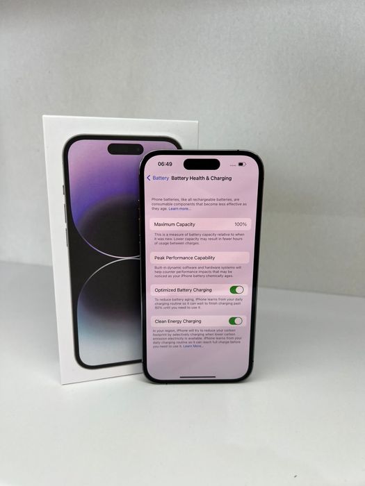 iPhone 14pro 100% 128gb