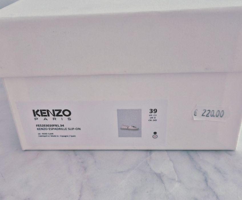 Еспадрили  в розово "KENZO"