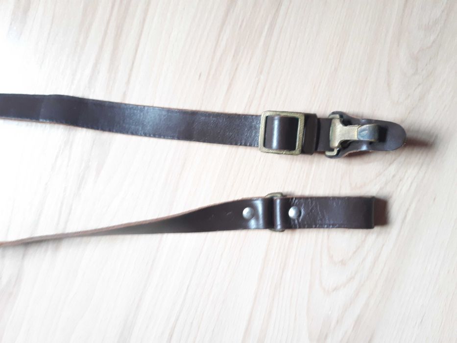 Ремък (портурей) за военен колан, ест.кожа неизползван