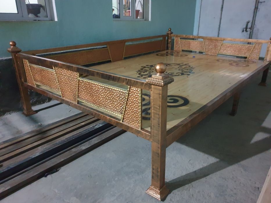 Temir karavat profeldan