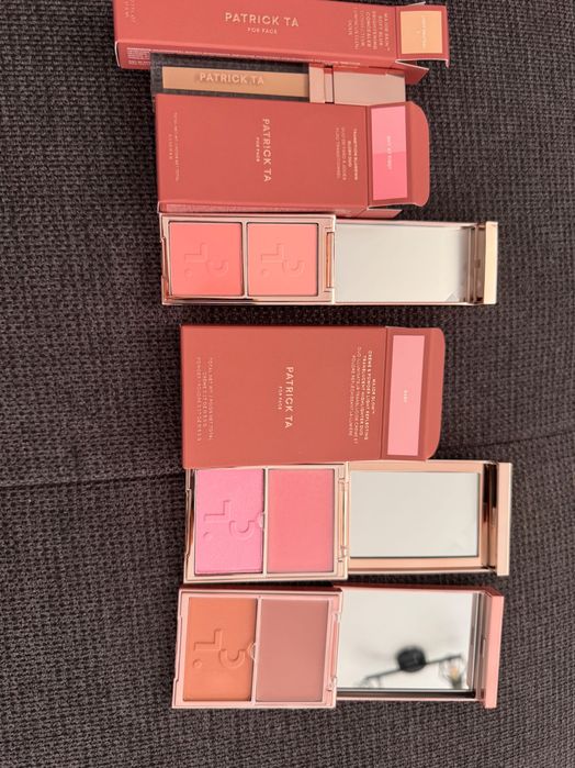 Duo highliter Patrick Ta, blushes, consiler etc
