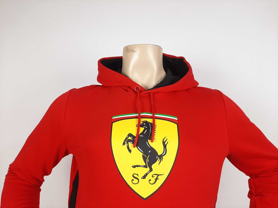 Puma Scuderia Ferrari F1 Logo Hoodie - Оригинален мъжки суитшърт