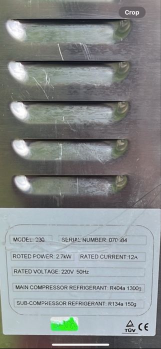 Професионална сладолед машина три вида