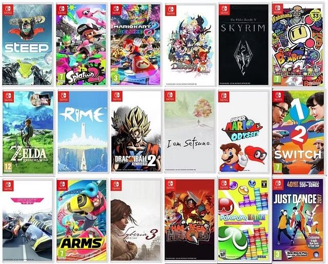Игры на Nintendo Switch , zelda, witcher, hogwarts, gta, mario