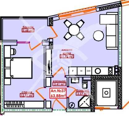Двустаен - Меден Рудник