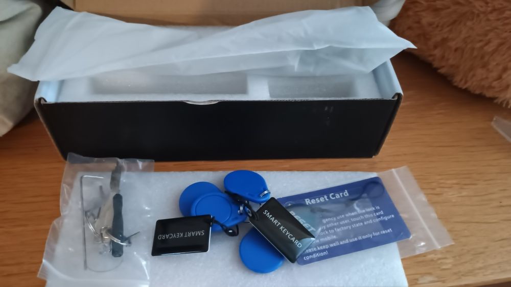 Cilindru electronic Secukey D1, CR123A, Amprenta, Card Mifare 13.56MHz