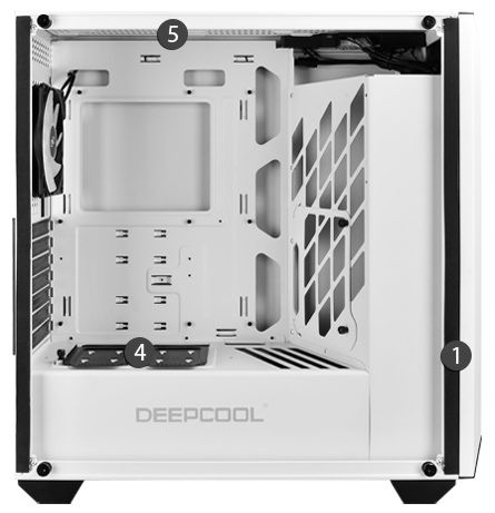 Корпус DeepCool EARLKASE RGB WH, White