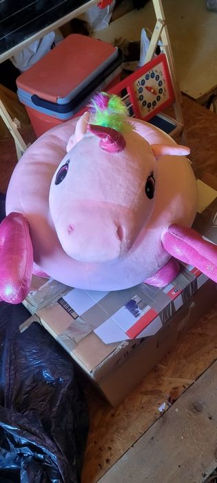 Fotoliu unicorn roz